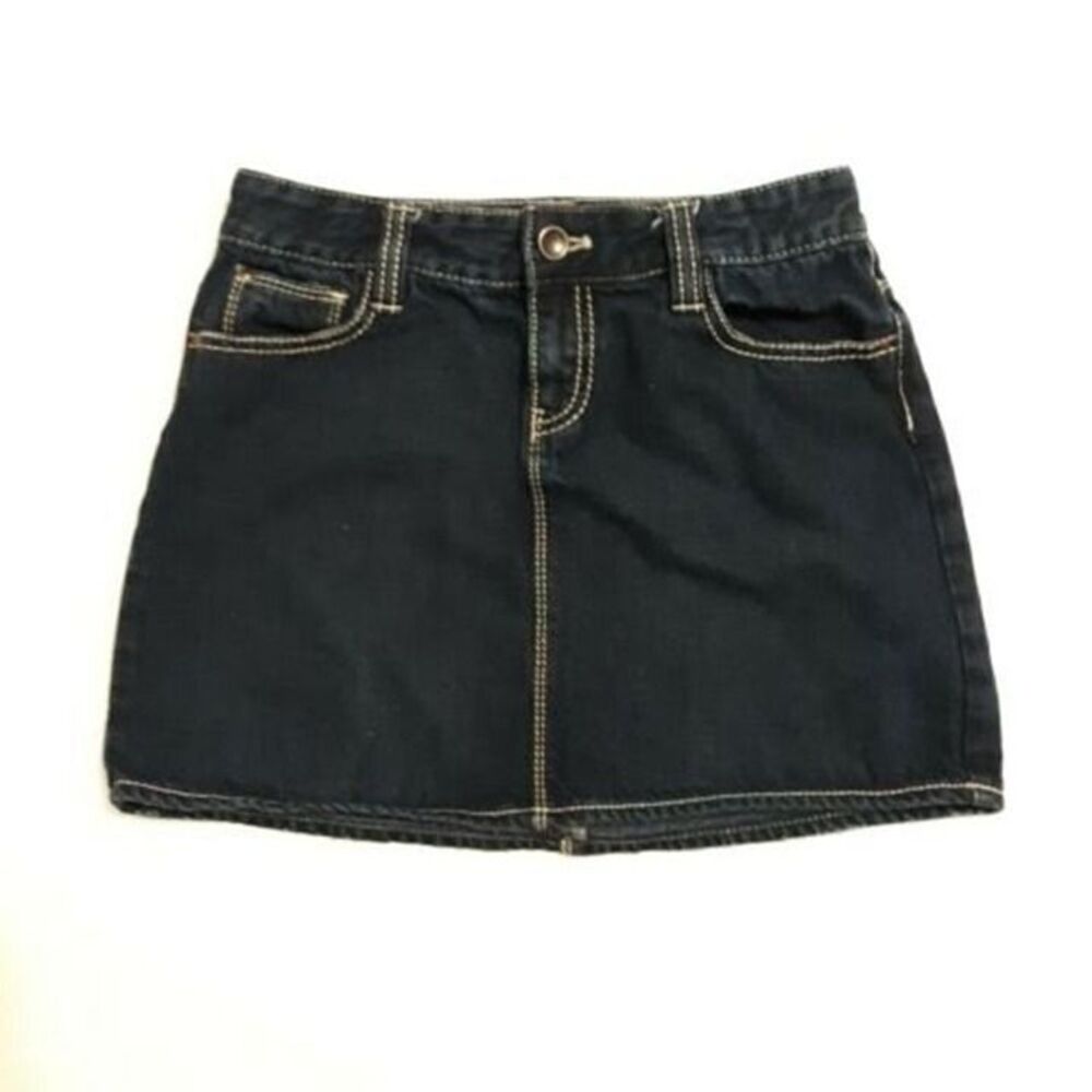 Gap Kids Girls Sz 14 Denim Blue Jean Mini Skirt